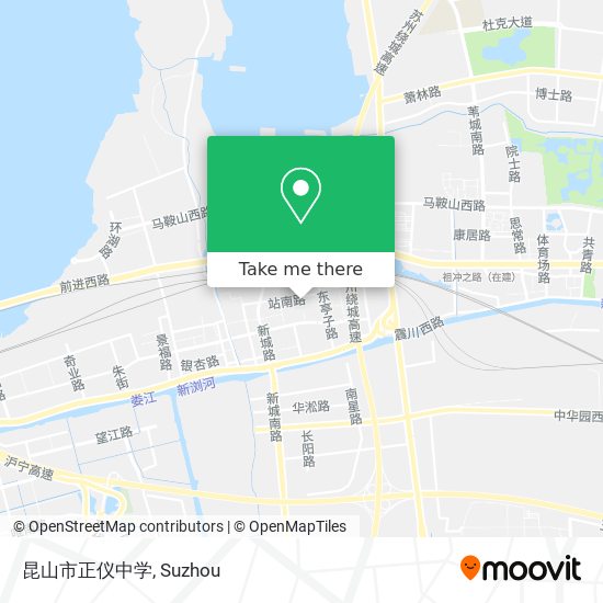 昆山市正仪中学 map
