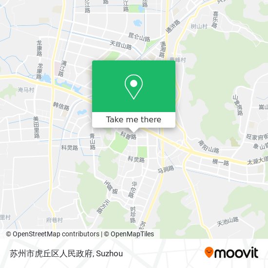 苏州市虎丘区人民政府 map