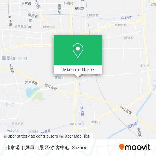 张家港市凤凰山景区-游客中心 map