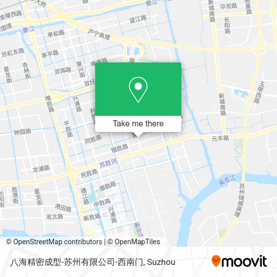 八海精密成型-苏州有限公司-西南门 map