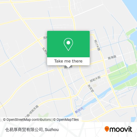 仓易厚商贸有限公司 map