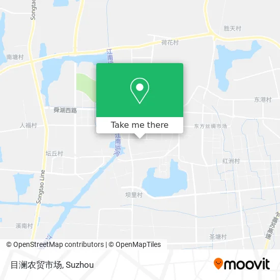 目澜农贸市场 map