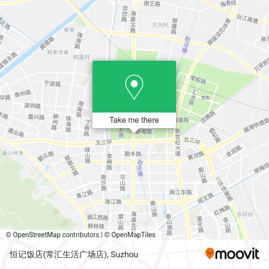 恒记饭店(常汇生活广场店) map