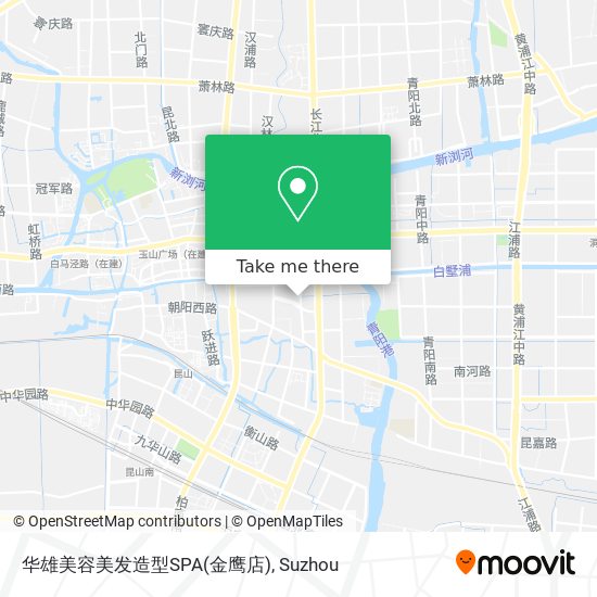 华雄美容美发造型SPA(金鹰店) map