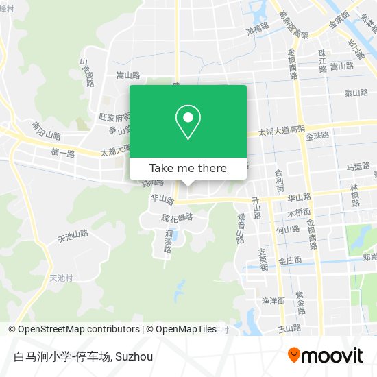 白马涧小学-停车场 map