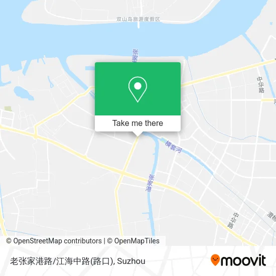 老张家港路/江海中路(路口) map