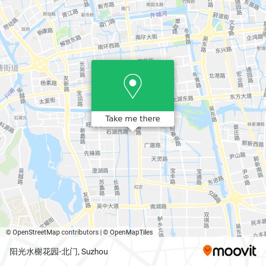 阳光水榭花园-北门 map