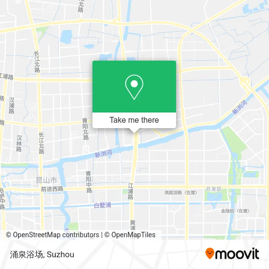 涌泉浴场 map
