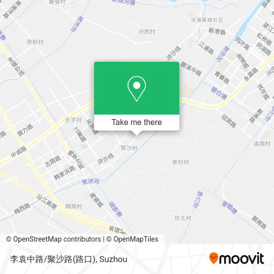 李袁中路/聚沙路(路口) map