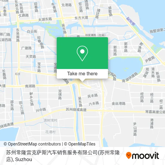 苏州常隆雷克萨斯汽车销售服务有限公司(苏州常隆店) map