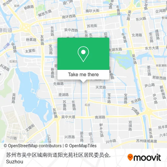 苏州市吴中区城南街道阳光苑社区居民委员会 map