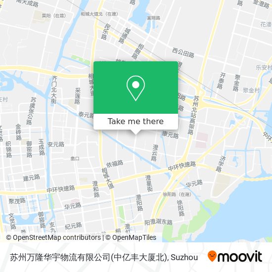 苏州万隆华宇物流有限公司(中亿丰大厦北) map