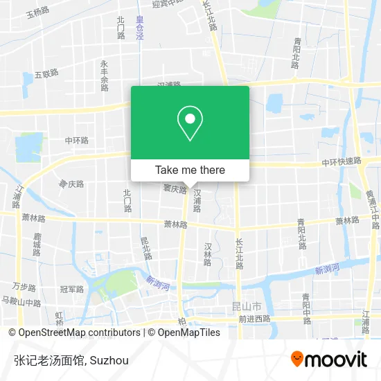 张记老汤面馆 map