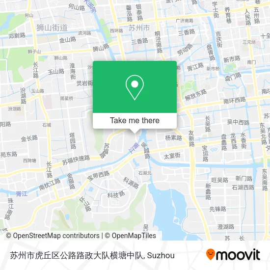 苏州市虎丘区公路路政大队横塘中队 map