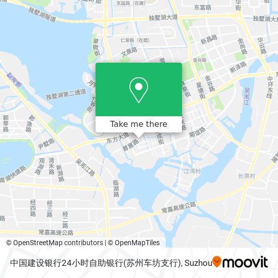 中国建设银行24小时自助银行(苏州车坊支行) map