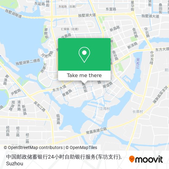 中国邮政储蓄银行24小时自助银行服务(车坊支行) map
