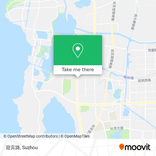 迎宾路 map