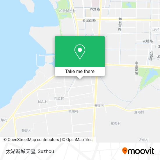 太湖新城天玺 map
