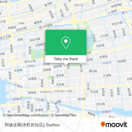 阿迪达斯(永旺折扣店) map