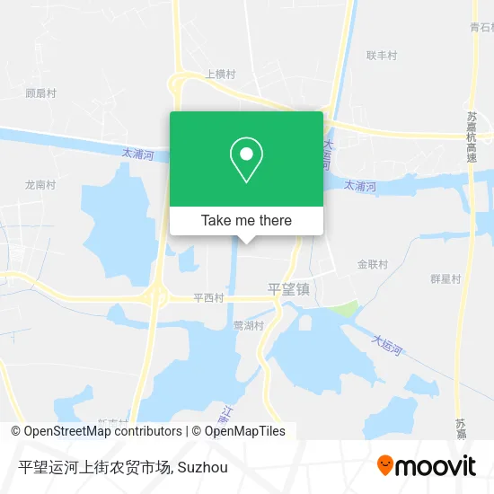 平望运河上街农贸市场 map