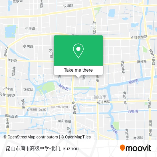 昆山市周市高级中学-北门 map