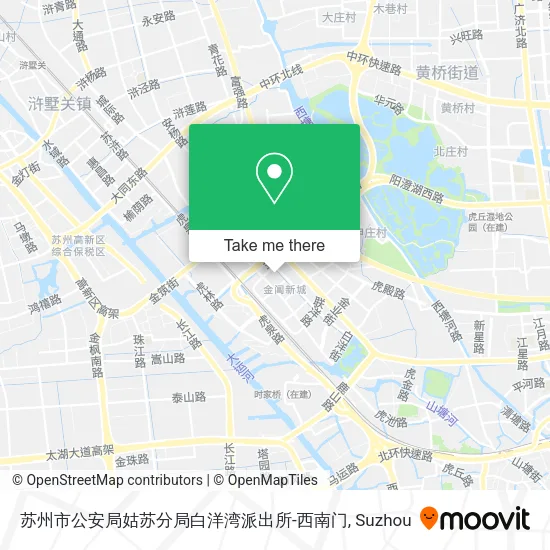 苏州市公安局姑苏分局白洋湾派出所-西南门 map