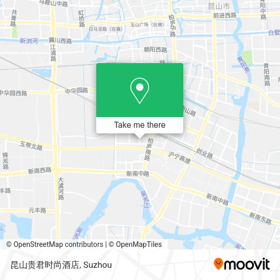 昆山贵君时尚酒店 map