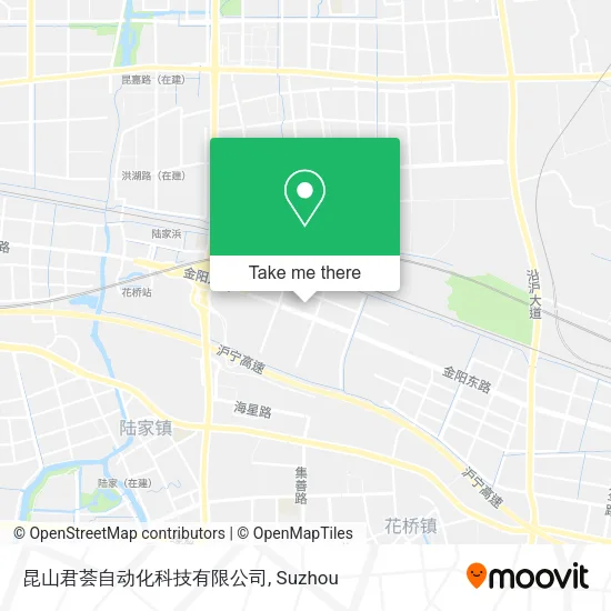 昆山君荟自动化科技有限公司 map