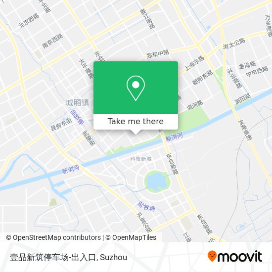 壹品新筑停车场-出入口 map