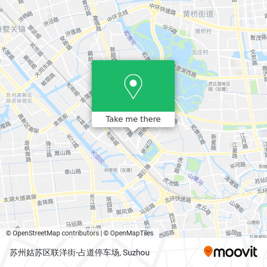 苏州姑苏区联洋街-占道停车场 map
