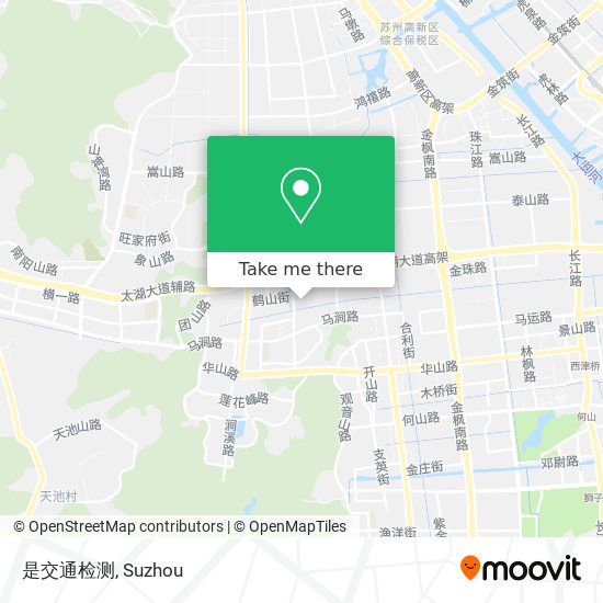 是交通检测 map