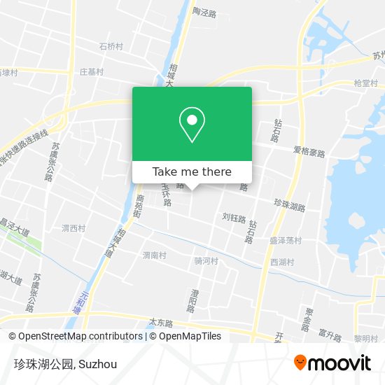 珍珠湖公园 map