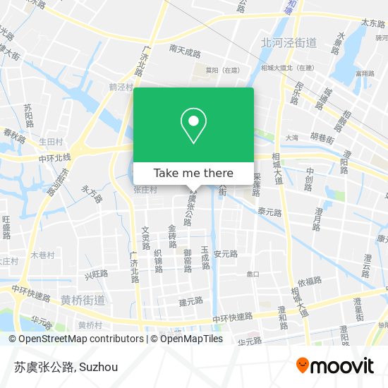 苏虞张公路 map