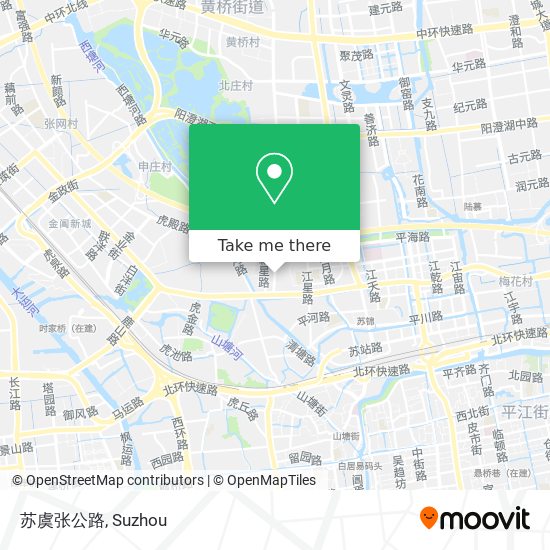 苏虞张公路 map