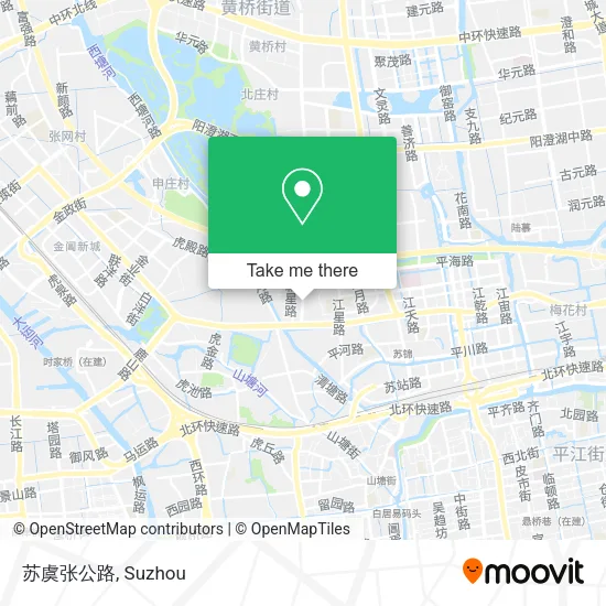 苏虞张公路 map