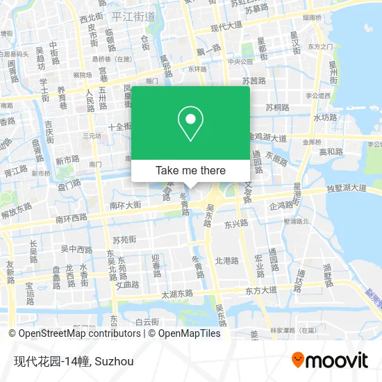 现代花园-14幢 map