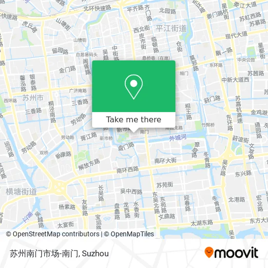 苏州南门市场-南门 map
