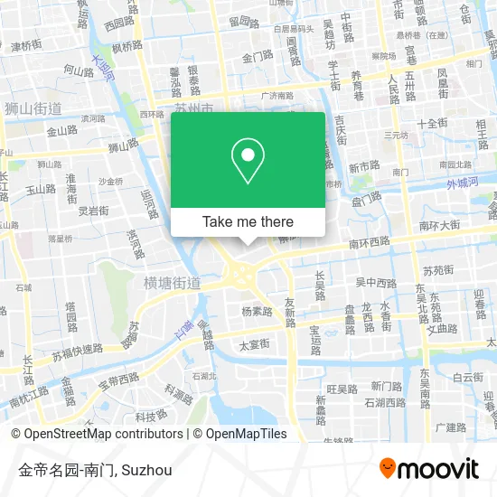 金帝名园-南门 map