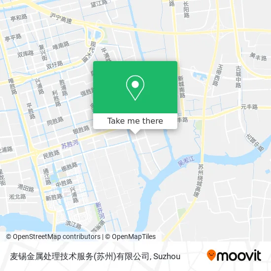 麦锡金属处理技术服务(苏州)有限公司 map