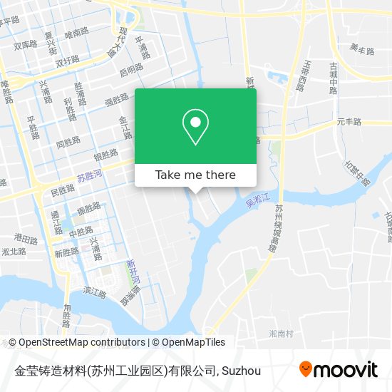 金莹铸造材料(苏州工业园区)有限公司 map