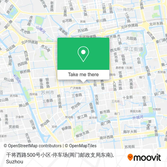 干将西路500号小区-停车场(阊门邮政支局东南) map