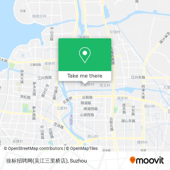 徐标招聘网(吴江三里桥店) map