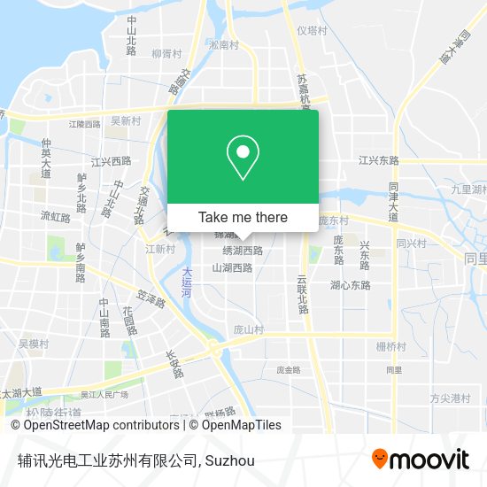 辅讯光电工业苏州有限公司 map