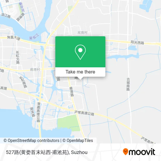 527路(黄娄首末站西-甫淞苑) map