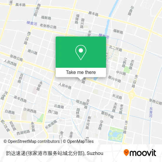 韵达速递(张家港市服务站城北分部) map