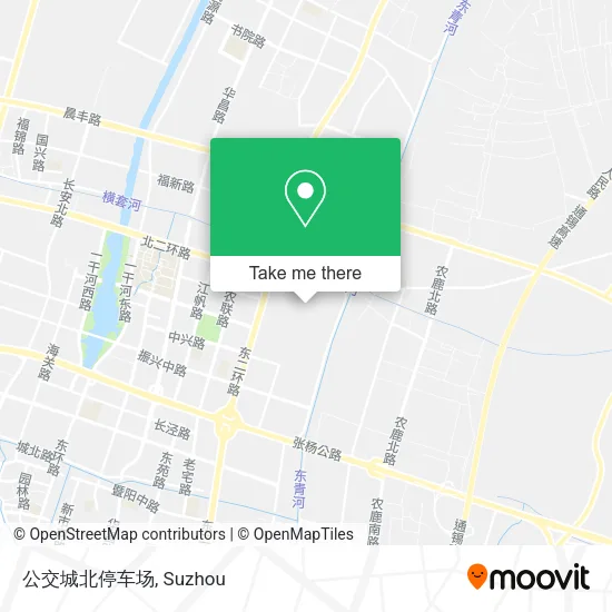 公交城北停车场 map