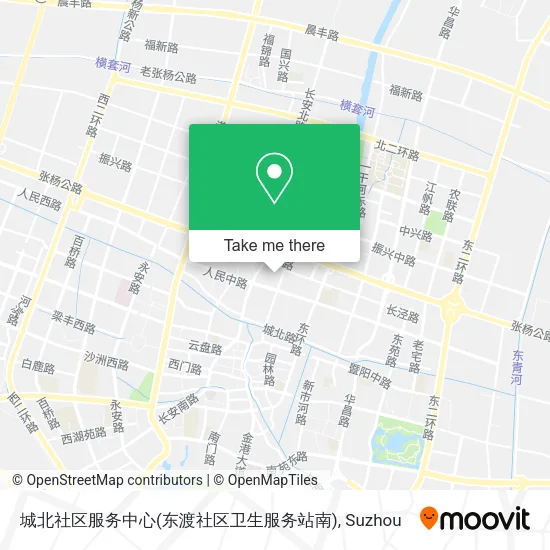 城北社区服务中心(东渡社区卫生服务站南) map
