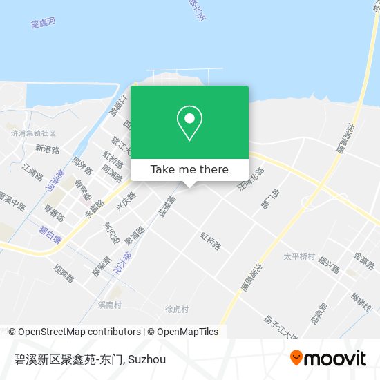 碧溪新区聚鑫苑-东门 map