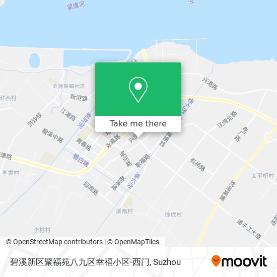 碧溪新区聚福苑八九区幸福小区-西门 map