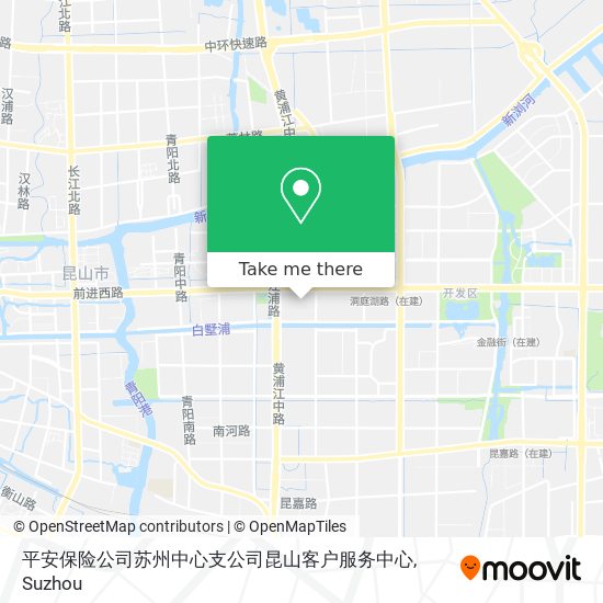 平安保险公司苏州中心支公司昆山客户服务中心 map